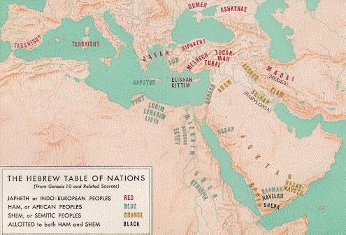 The Hebrew Table of Nations