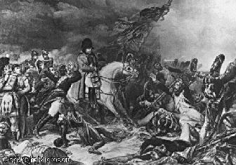 Napoleon's retreat from Waterloo